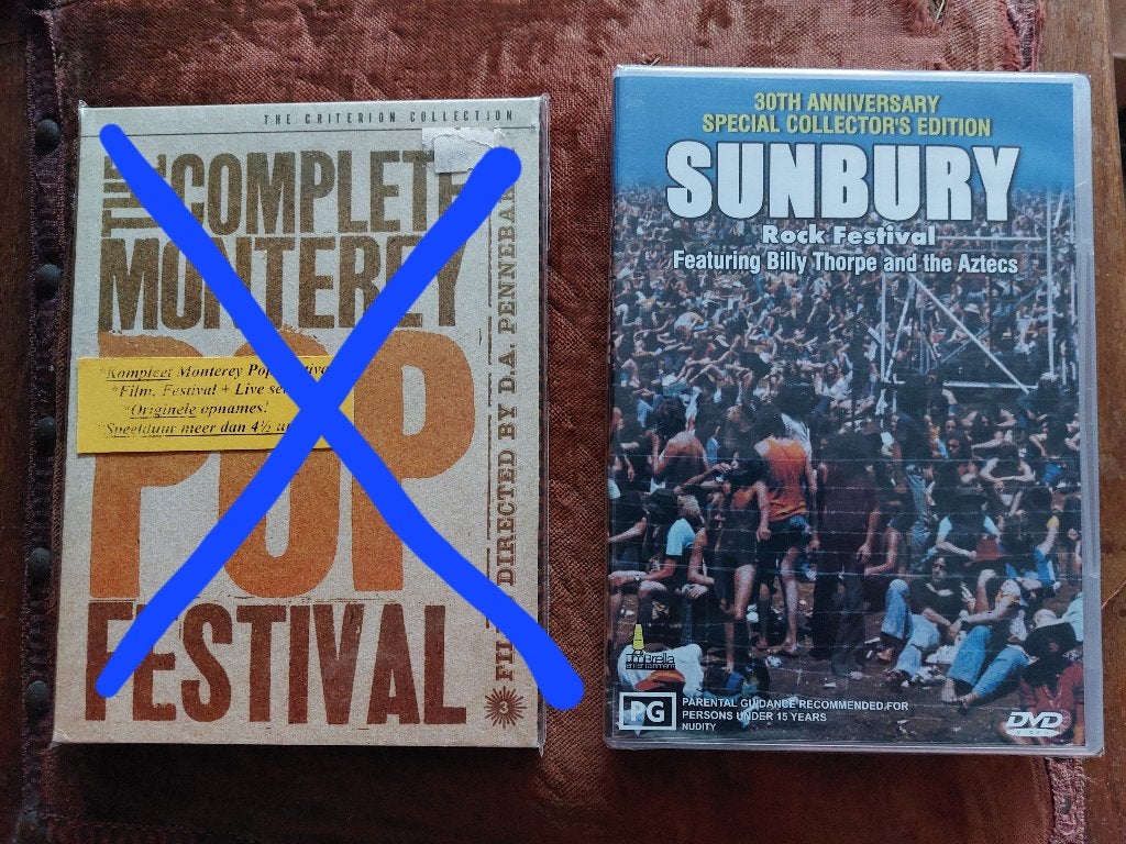 Dvd's muziek sixties festival Bangladesh sunbury punk deel 3, Alle leeftijden, Ophalen of Verzenden, Zo goed als nieuw, Muziekvideo's