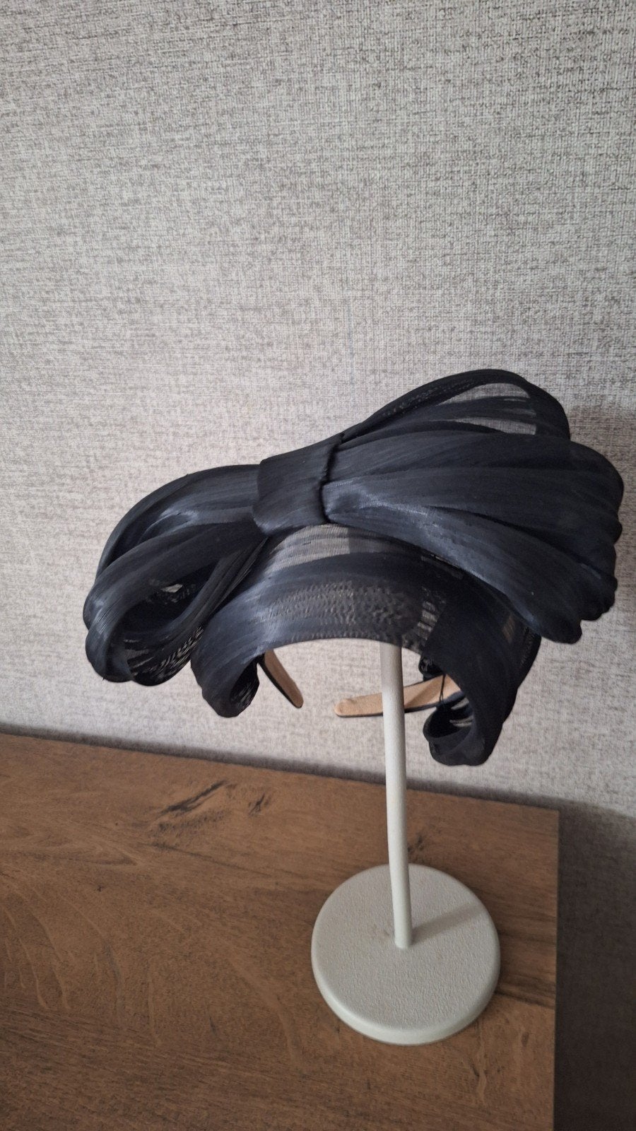 Elegante Abaca Zijden Fascinator - Zwart, Kleding | Dames, Hoed, Nieuw, Onbekend, One size fits all
