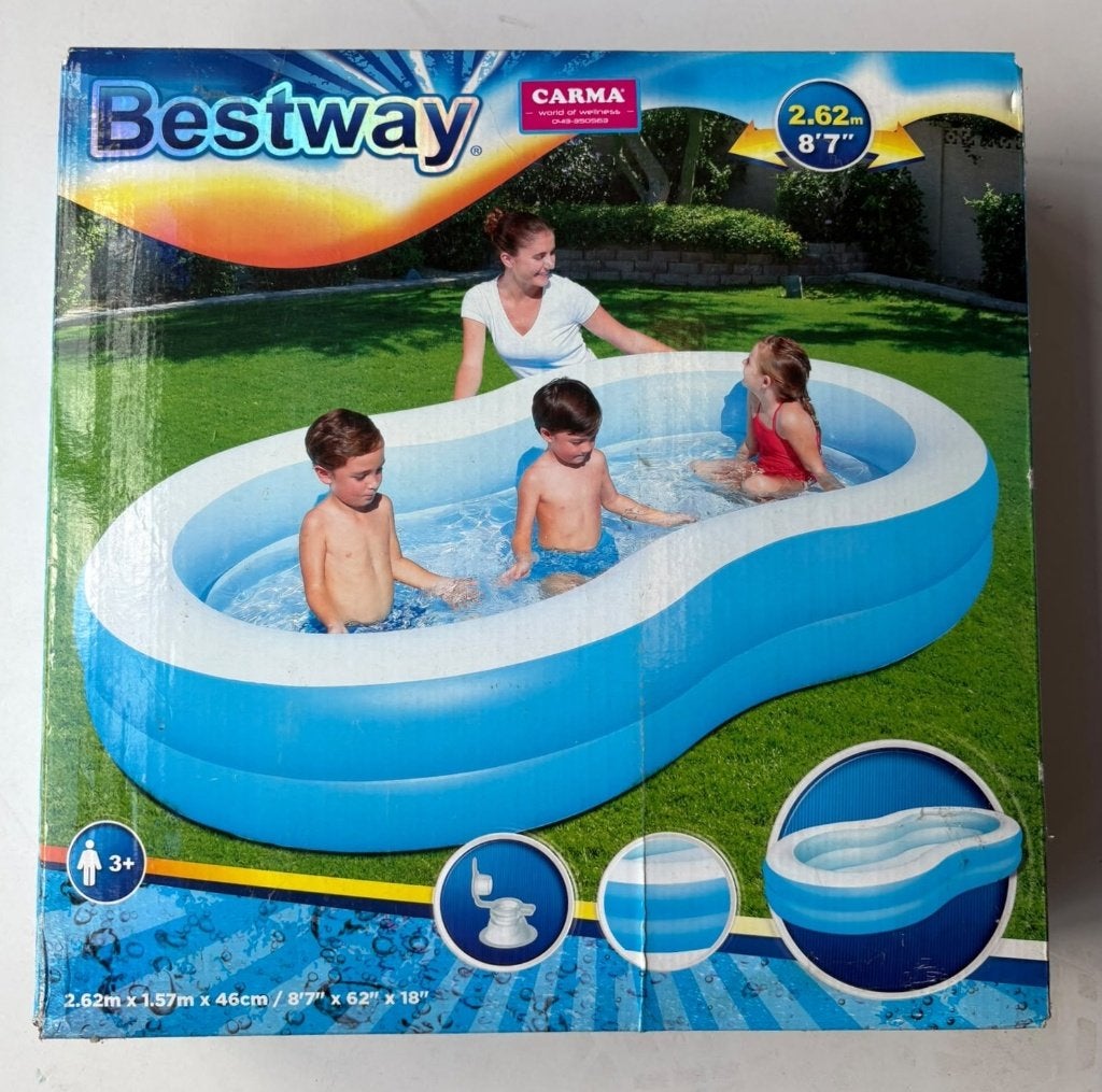 Bestway Familiezwembad 262x157x46 cm - Nieuw in doos, Ophalen of Verzenden, Nieuw, Overige typen