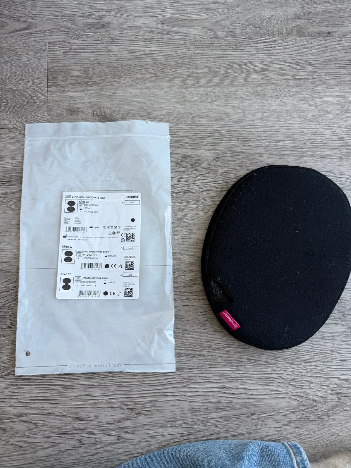 Lipoelastic kpad voor buik en rug, Ophalen, Zo goed als nieuw