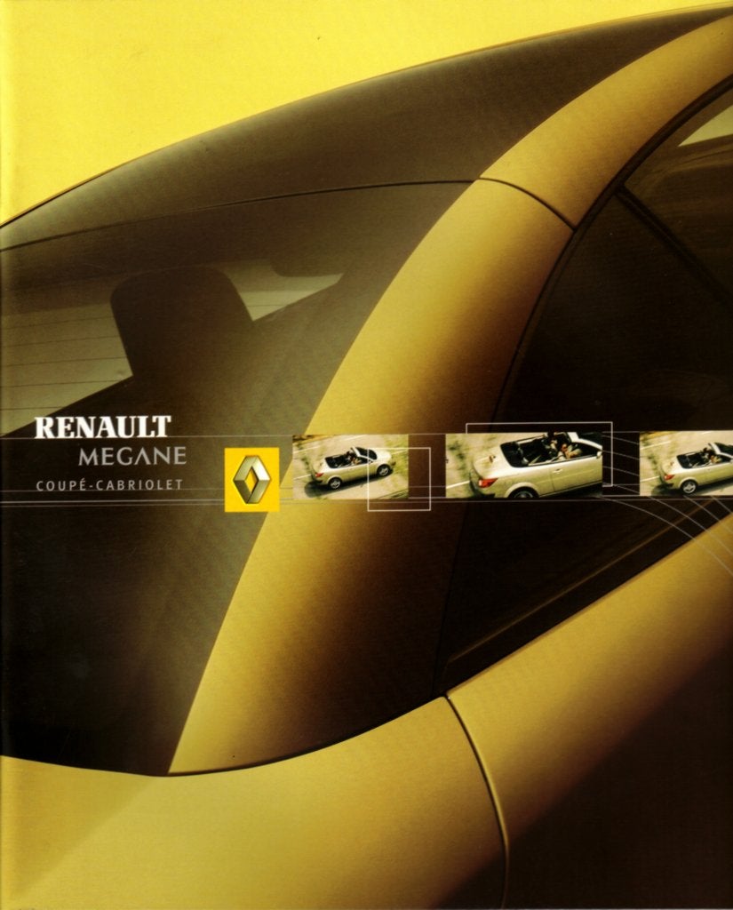 Brochure Renault Megane Coupe Cabriolet 2003, Ophalen of Verzenden, Gelezen, Renault