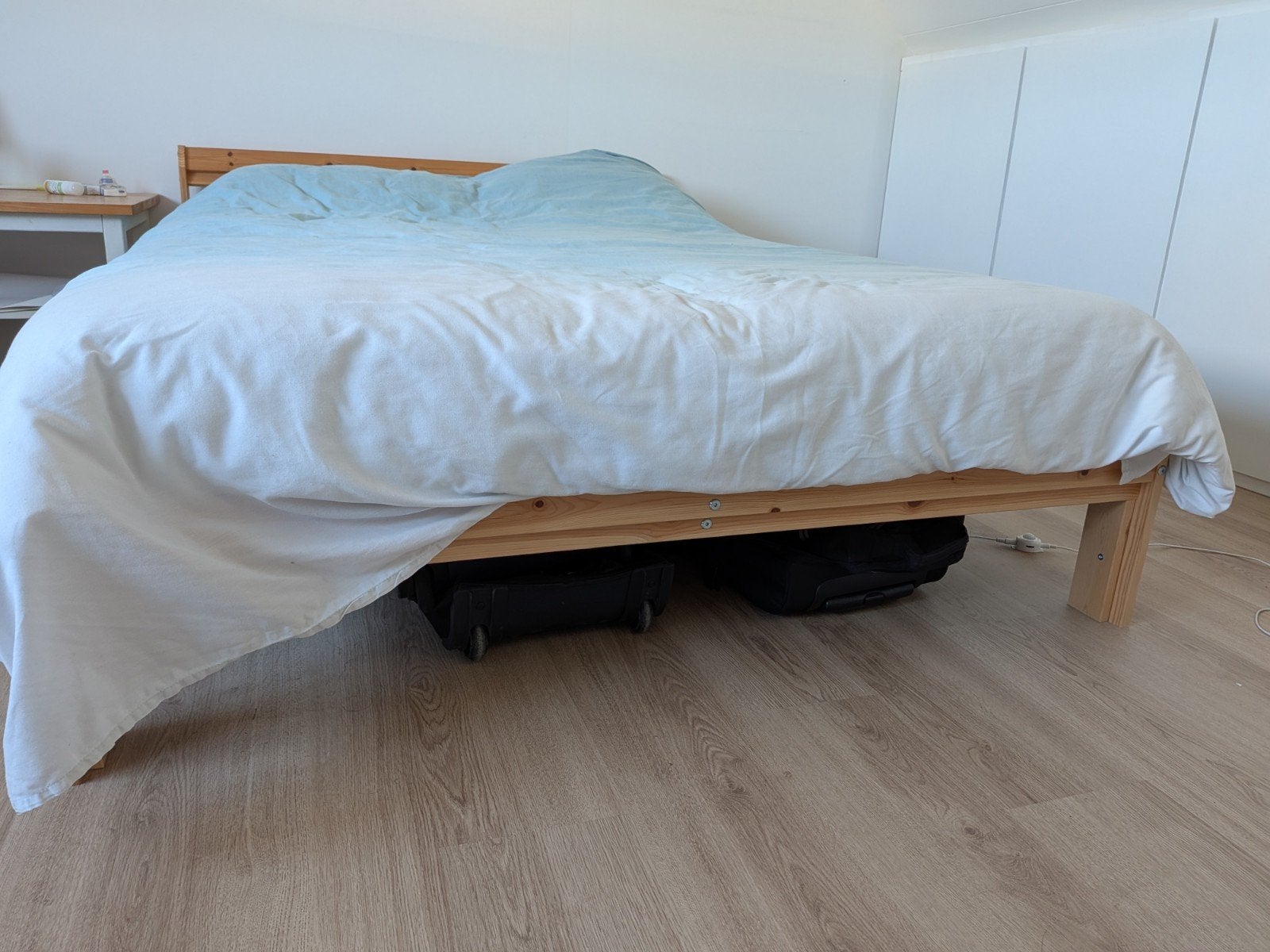 140 x 200 cm bed Ikea, Ophalen, Bruin, Tweepersoons, 140 cm