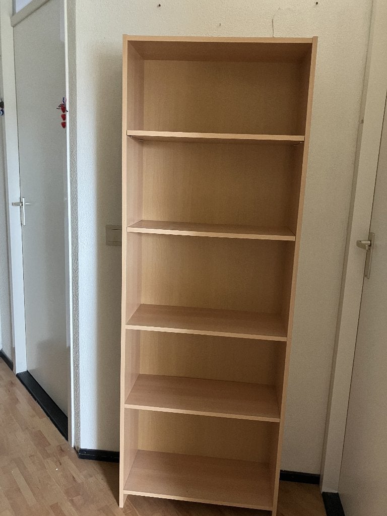 Boekenkast Billy, Bureau Ikea, Kastje met rolluik, Ophalen, Met plank(en), Gebruikt, 50 tot 100 cm