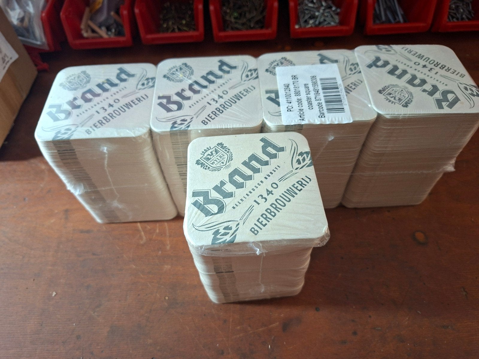 400 Nieuwe Brand Bier Viltjes - Perfect voor de Verzamelaar!, Ophalen of Verzenden, Nieuw, Viltje(s), Brand