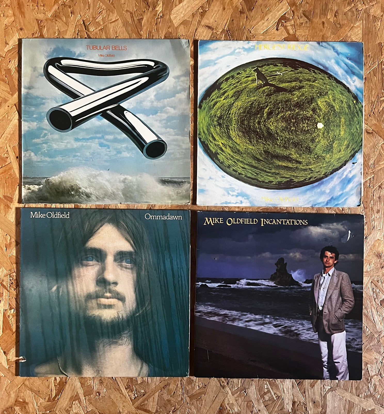 Oldfield Tubular Bells Hergest Ridge Ommadawn Incantations, Cd's en Dvd's, Vinyl | Rock, LP, Ophalen of Verzenden, 12 inch, Progressive Rock