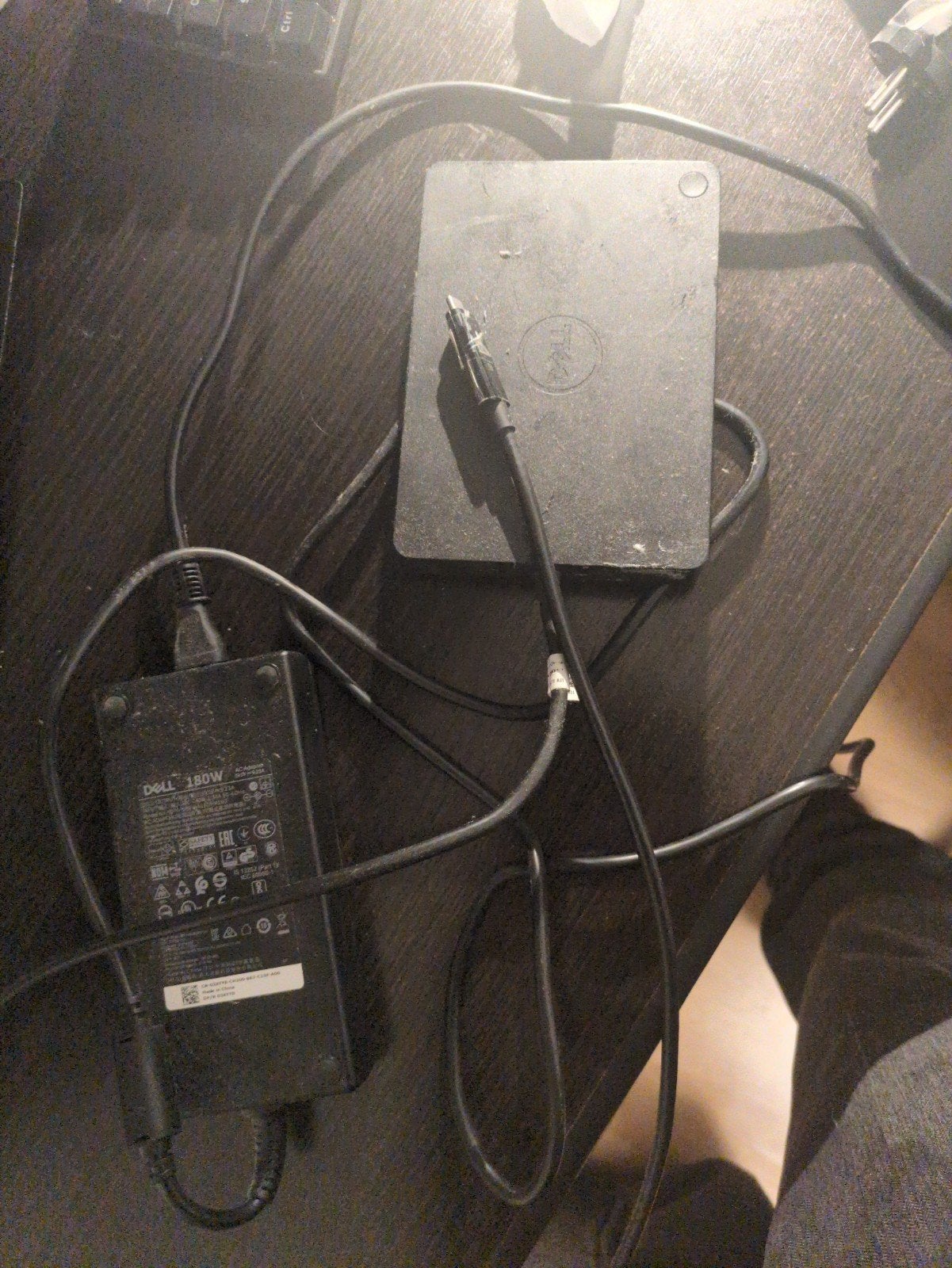 Dell 180W Oplader/Adapter met Stroomkabel, Ophalen of Verzenden, Gebruikt, Dell