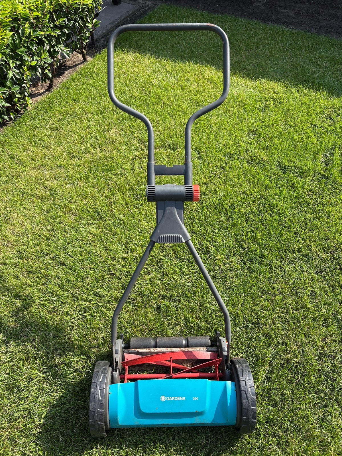 Gardena grasmaaier, Tuin en Terras, Kooimesmaaier, Ophalen, Gebruikt, Handgrasmaaier