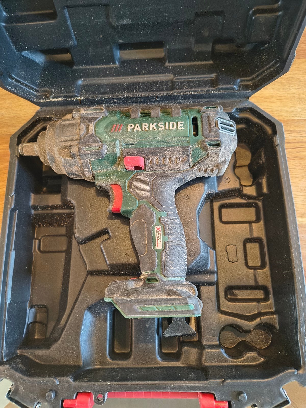 Parkside Accu Slagmoersleutel 20V, Ophalen of Verzenden, Gebruikt, 600 watt of meer, Overige typen