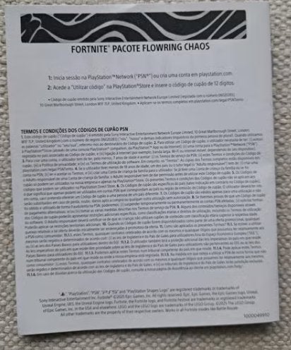 Fortnite Flowering Chaos Bundle - Playstation 5, Online, Shooter, Nieuw, Ophalen of Verzenden