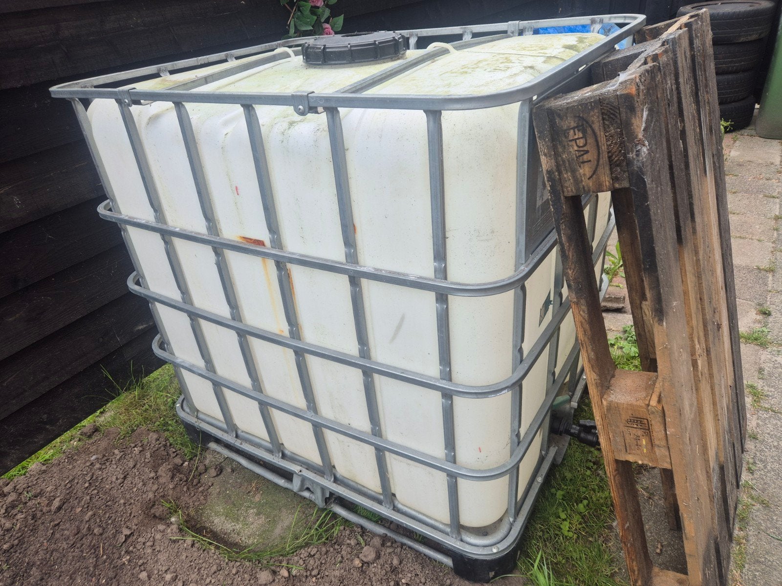IBC tank 1.000 liter met kraan, Tuin en Terras, Regentonnen, 150 liter of meer, Ophalen of Verzenden