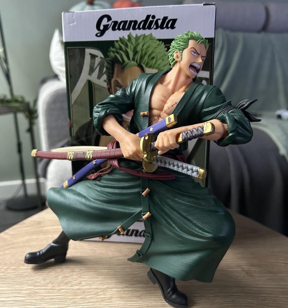One Piece Roronoa Zoro figuur (Grandista Collection), Ophalen of Verzenden, Gebruikt