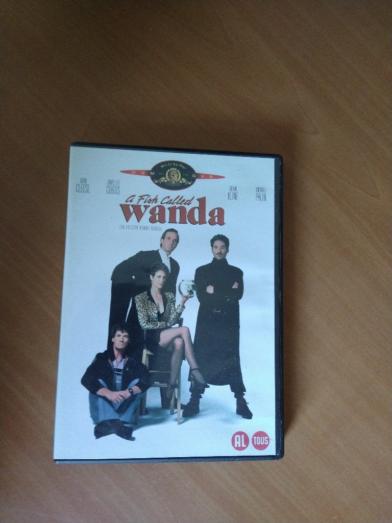 DVD A Fish called Wanda, Actiekomedie, Alle leeftijden, Spaans, Ophalen of Verzenden