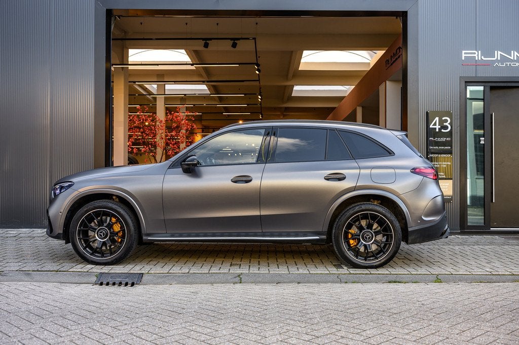 Mercedes-Benz GLC-klasse 400e 4MATIC AMG Line Night Pakket |, Automaat, Gebruikt, Leder en Stof, Zwart