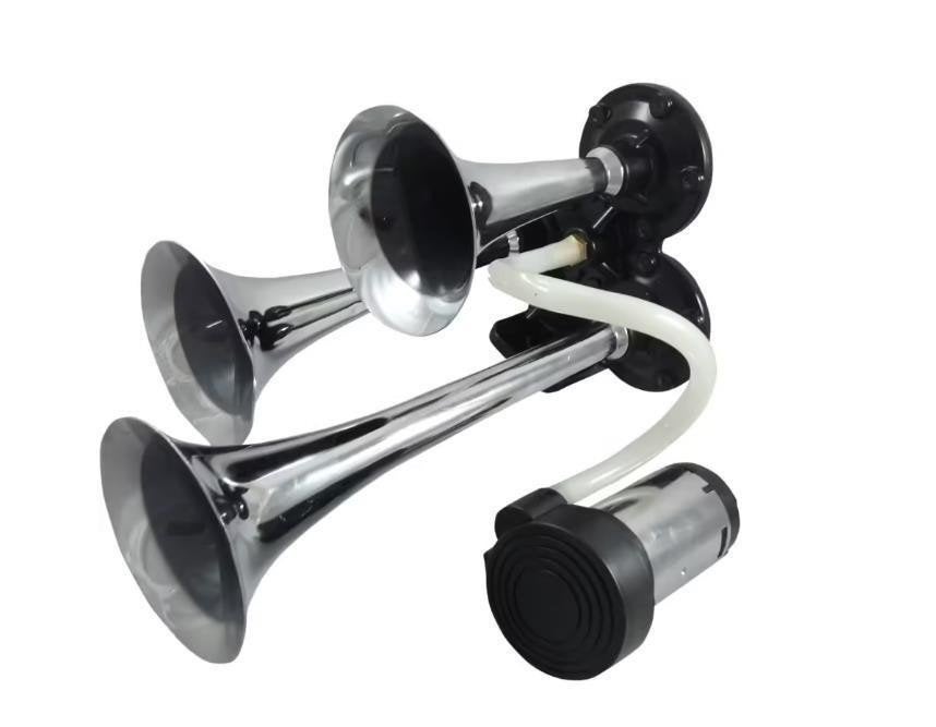 Luchthoorn 30-23 en 17 cm lang 12V met compressor, Auto diversen, Auto-accessoires, Nieuw, Ophalen of Verzenden