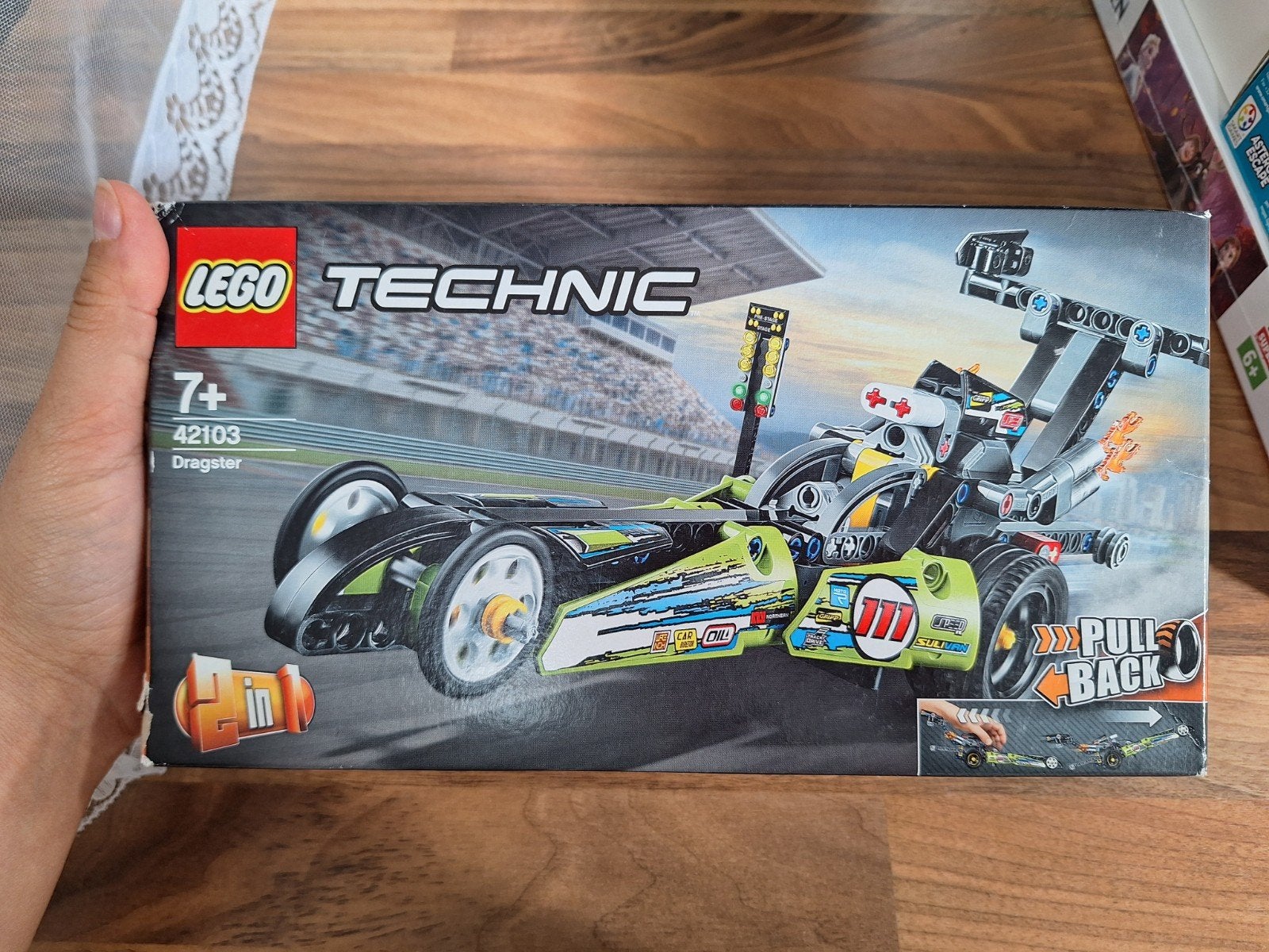 LEGO Technic 42103 Dragster – compleet met doos en boekje, Ophalen, Gebruikt, Complete set, Lego