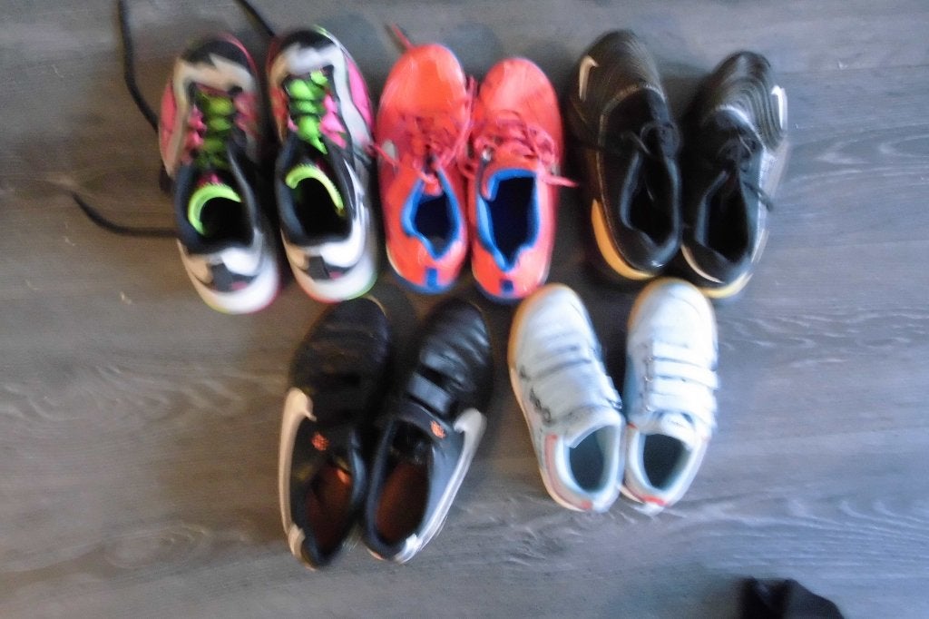 partij sportschoenen, Ophalen of Verzenden, Gedragen, Zwart, Sportschoenen