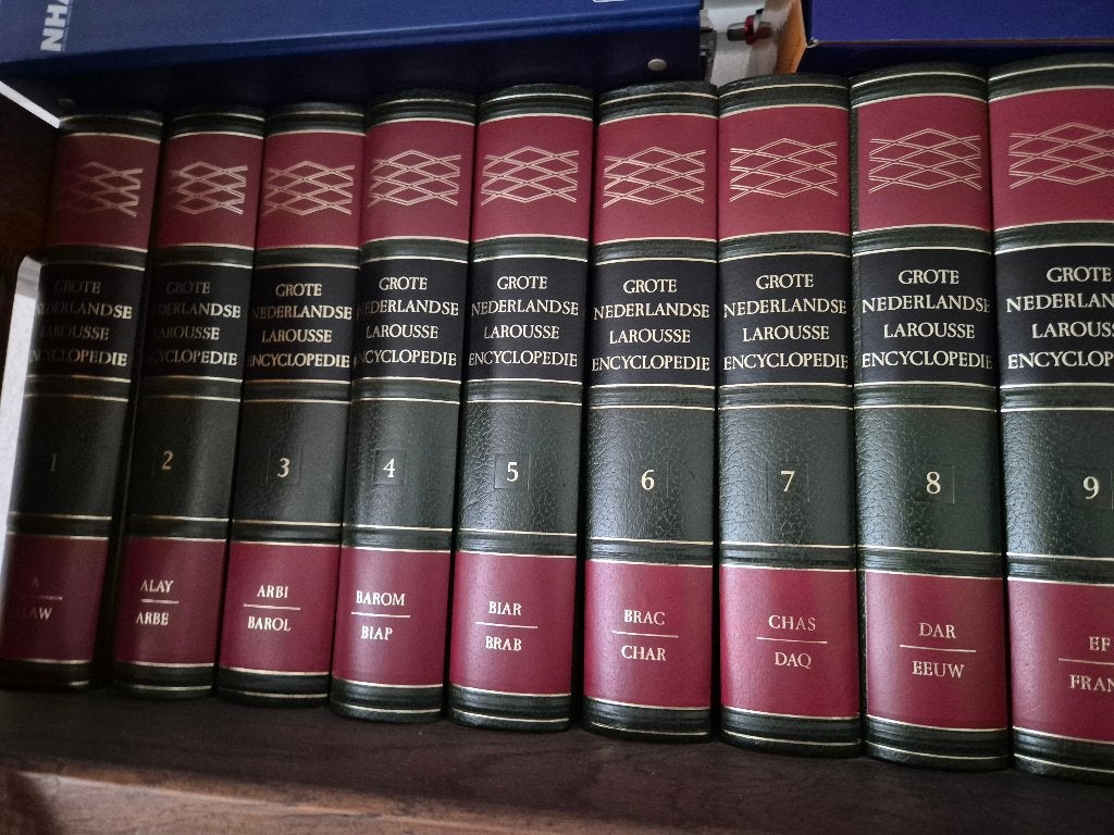 Encyclopedie - Grote Nederlandse Larousse 25 delig (1972-79), Boeken, Encyclopedieën, Ophalen, Complete serie, Heideland-Orbis N.V. en Scheltens & Giltay N.V.