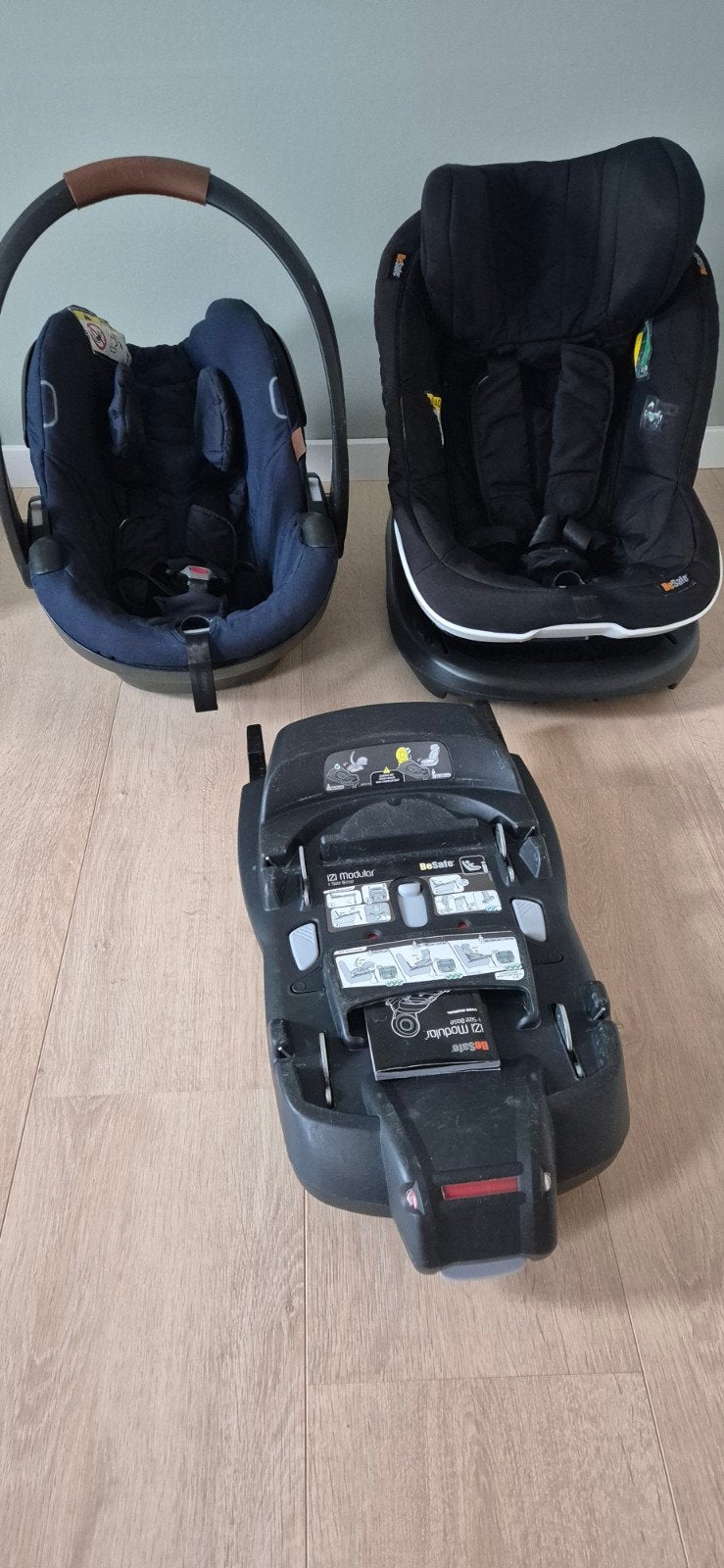 BeSafe en Joolz autostoel 0 en 1 plus base, Kinderen en Baby's, Autostoeltjes, Gebruikt, 0 t/m 13 kg, Ophalen, Overige merken