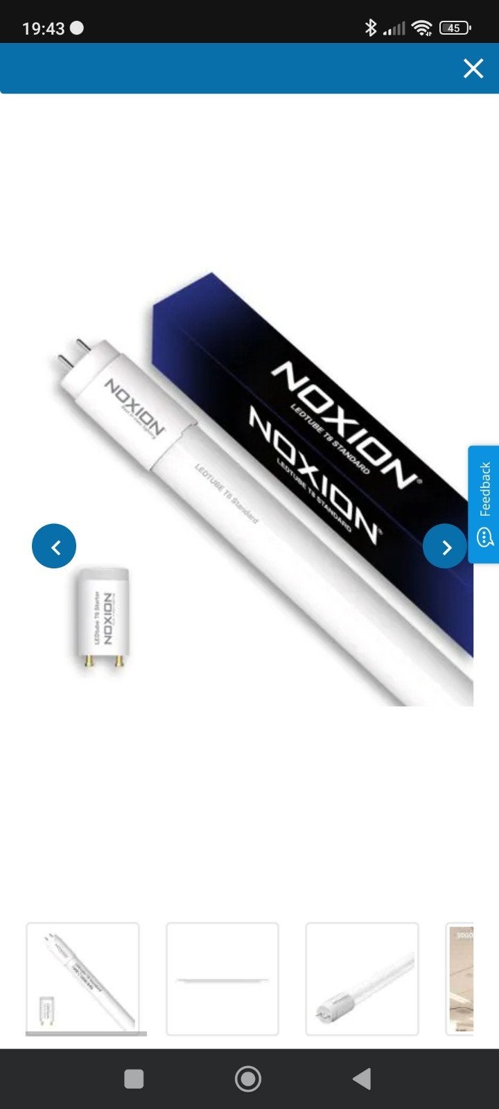 Noxion LED TL Buis T8 Avant Standard 150cm 19W/840, Ophalen, Nieuw
