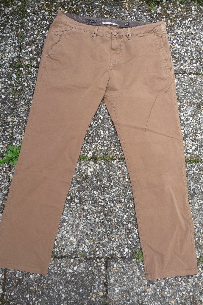 Heren bruine broek no excess W38 L34, Bruin, Maat 56/58 (XL), Ophalen of Verzenden, Zo goed als nieuw