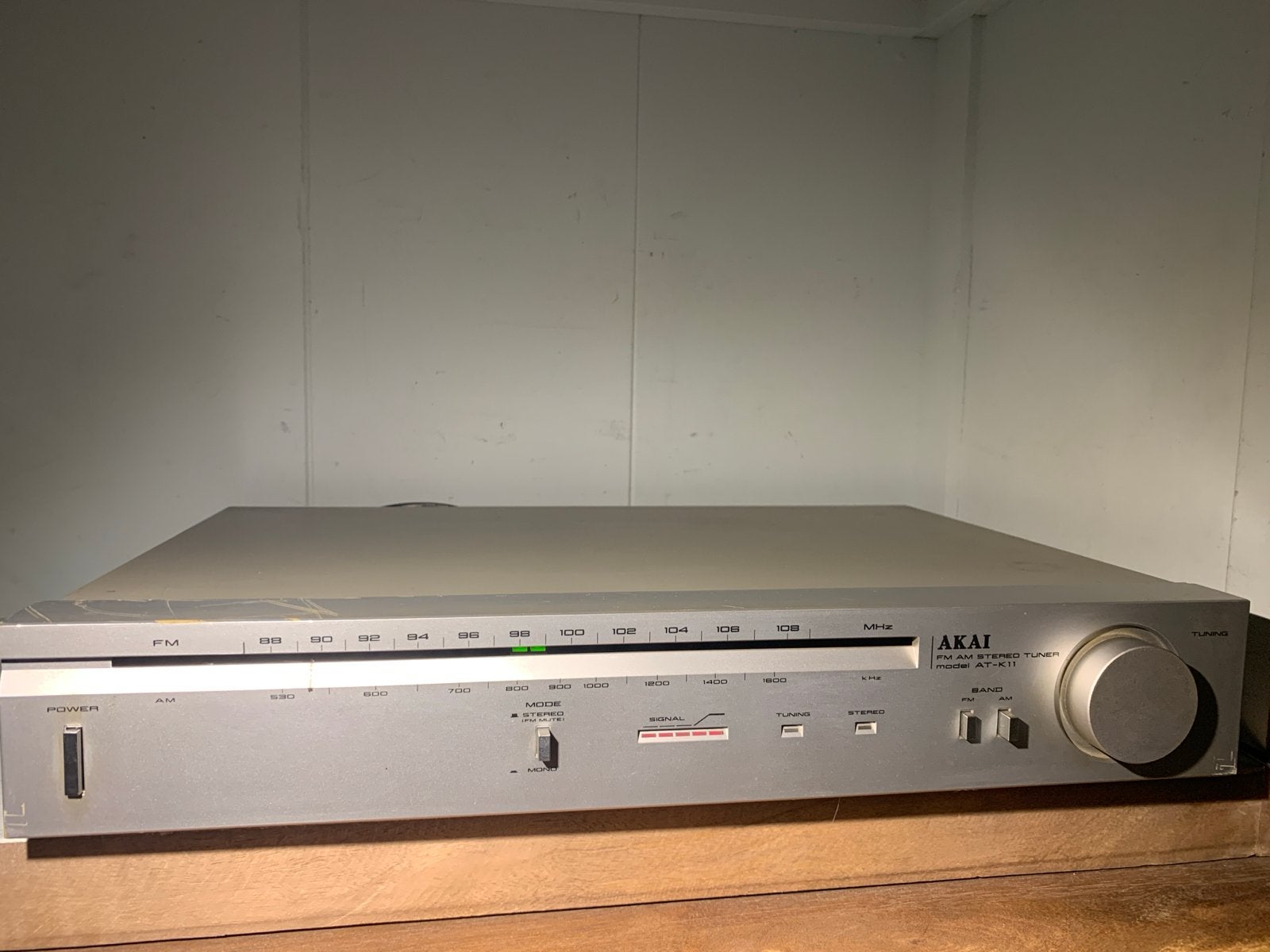 Akai AT-K11 FM/AM Stereo Tuner - Vintage Audio, Ophalen of Verzenden, Gebruikt, Analoog