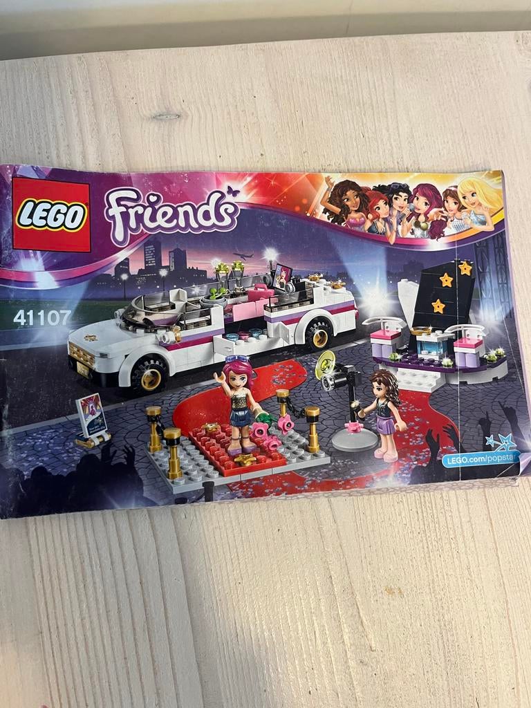 LEGO Friends 41107 Popster Limo - Complete Set, Lego, Friends, Ophalen of Verzenden, Zo goed als nieuw