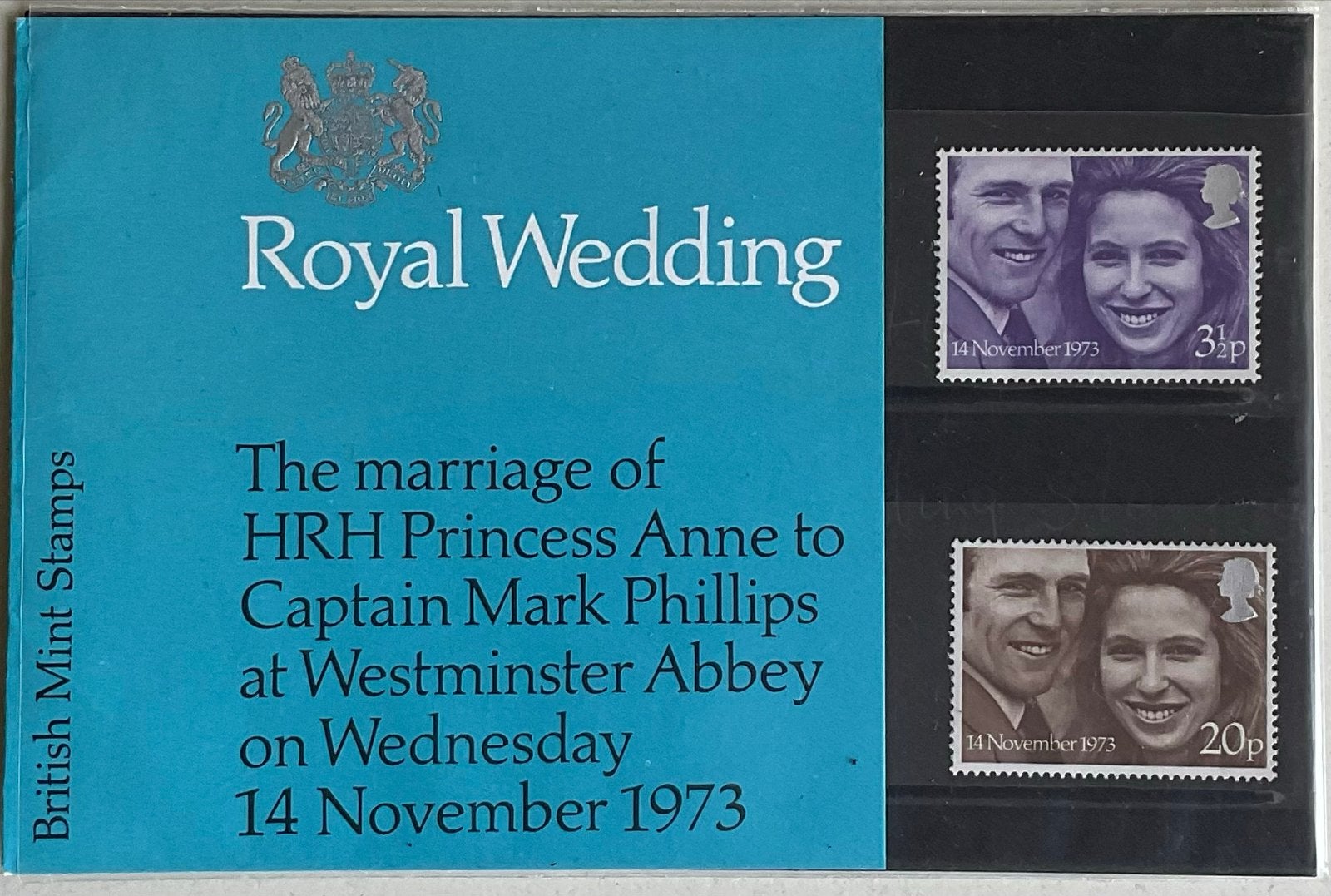 1973 UK. Royal Wedding 1973 - Prinses Anne & Mark Phillips, Ophalen of Verzenden, Postfris