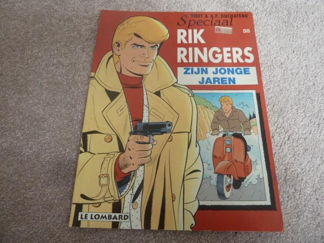Rik Ringers nr. 58 Zijn jonge jaren 1e druk 1997, Eén stripboek, Ophalen of Verzenden, Zo goed als nieuw