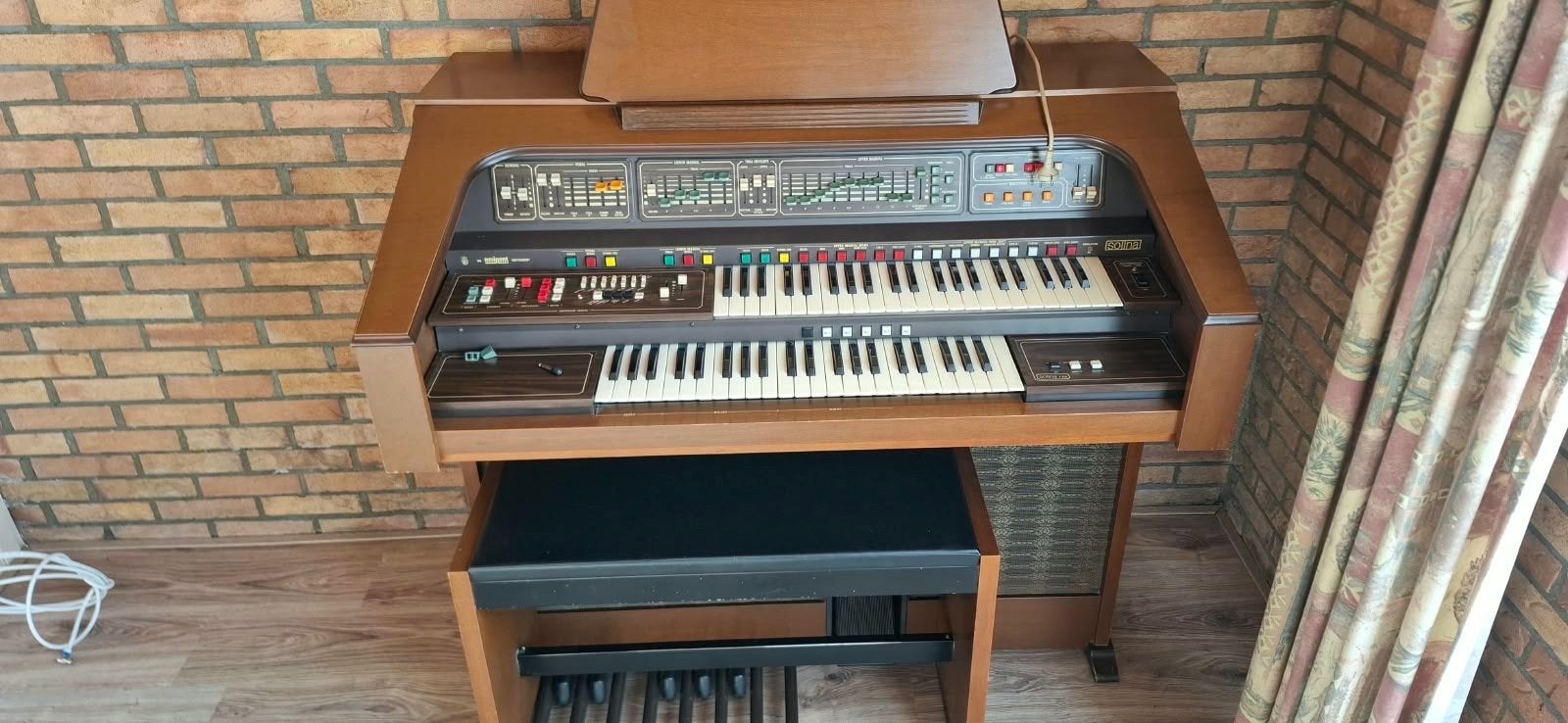 Solina F-218 orgel - gratis, Ophalen, Gebruikt, 2 klavieren, Orgel