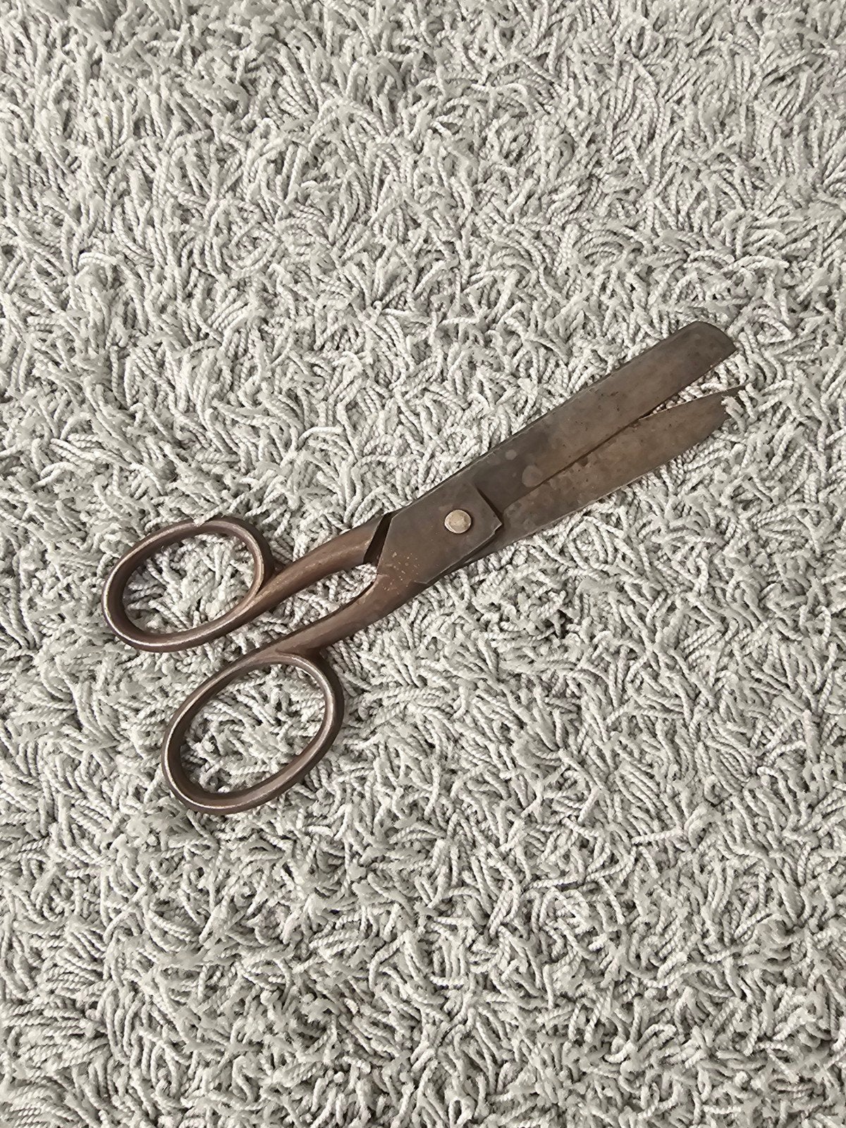 Antieke stoffenschaar - Vintage schaar, Antiek en Kunst, Ophalen