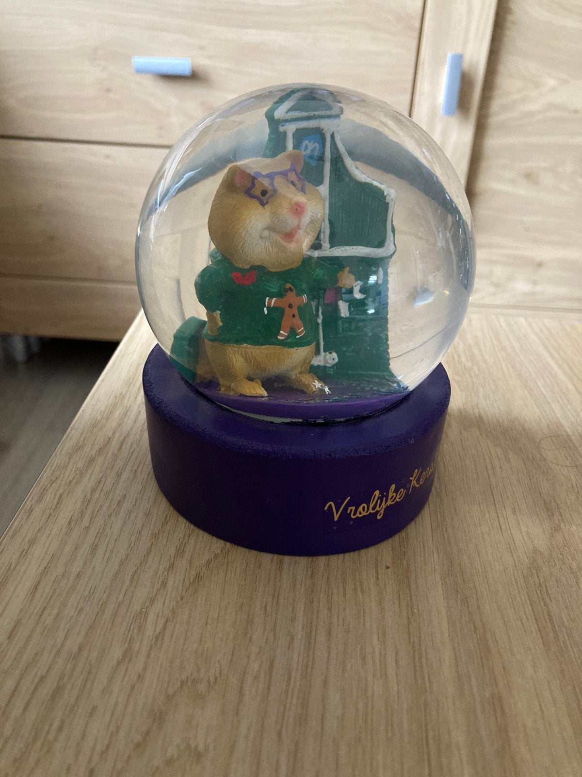 Ah hMster sneeuwbal, Diversen, Kerst, Ophalen of Verzenden, Zo goed als nieuw