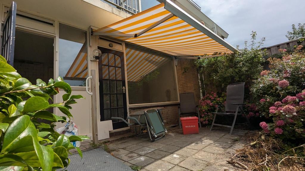 Zonnescherm 350cm, Tuin en Terras, Ophalen, Gebruikt