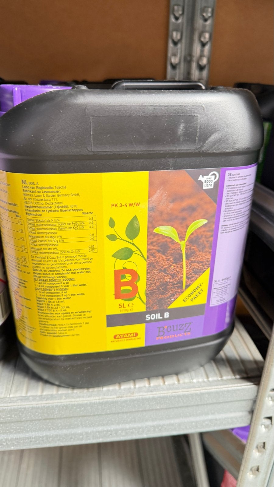 ATAMI B'cuzz Soil B Voeding 5L - Economy Pakket, Ophalen, Nieuw
