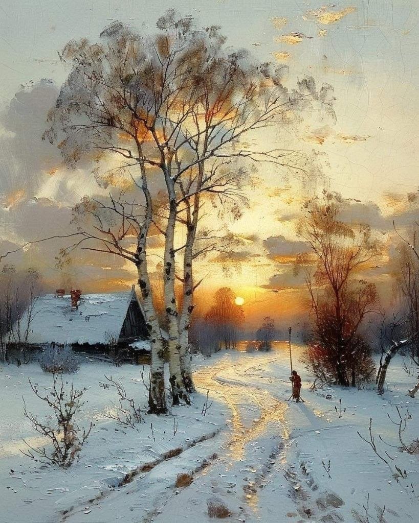 Schilderij van Walthere (Walter) Neuhof, Antiek en Kunst, Ophalen, Doek, Realistisch, Landschap