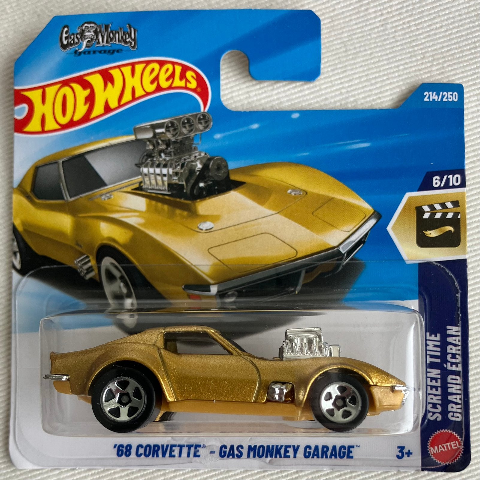 Hot Wheels '68 Corvette Gas Monkey Garage Chevrolet, Ophalen of Verzenden, Nieuw, Auto