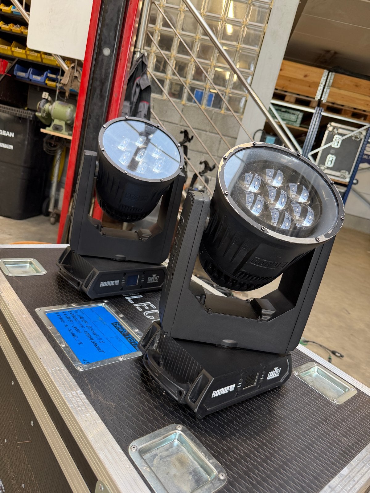 2x Chauvet Rogue Beamwash1 - Gebruikt, Perfect Werkend, Ophalen, Gebruikt, Licht, Kleur