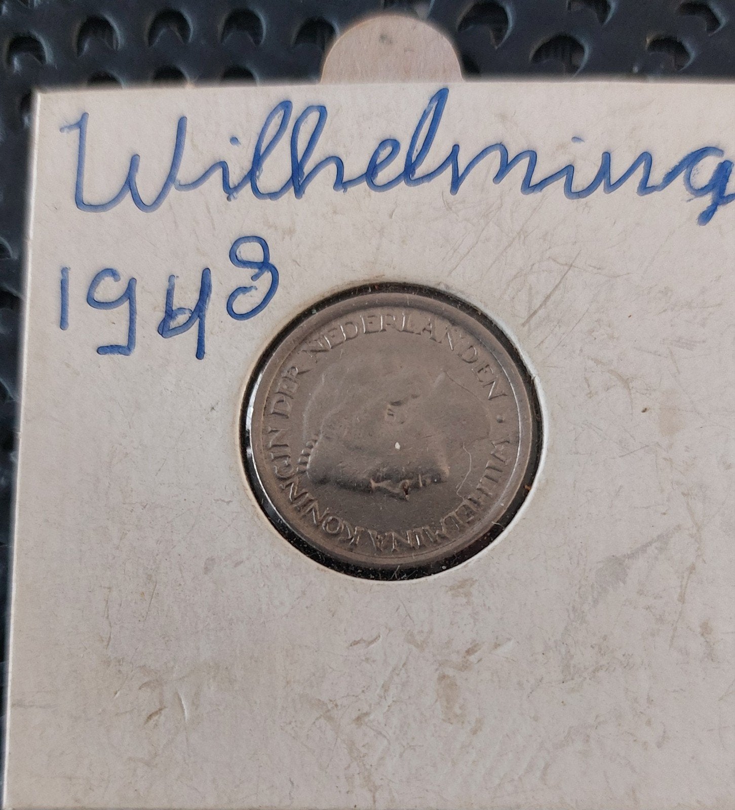 Kwartje Wilhelmina 1948, Postzegels en Munten, Ophalen of Verzenden, Koningin Wilhelmina, 25 cent, Losse munt