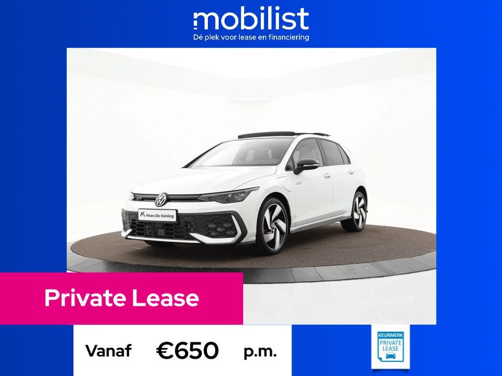 Volkswagen Golf 1.5 272pk DSG eHybrid GTE (bj 2025), Automatische klimaatregeling, 4 cilinders, 250 km/l, Wit