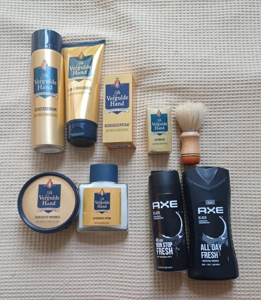 Vergulde hand scheermiddelen / aftershave, Ophalen, Nieuw, Overige typen