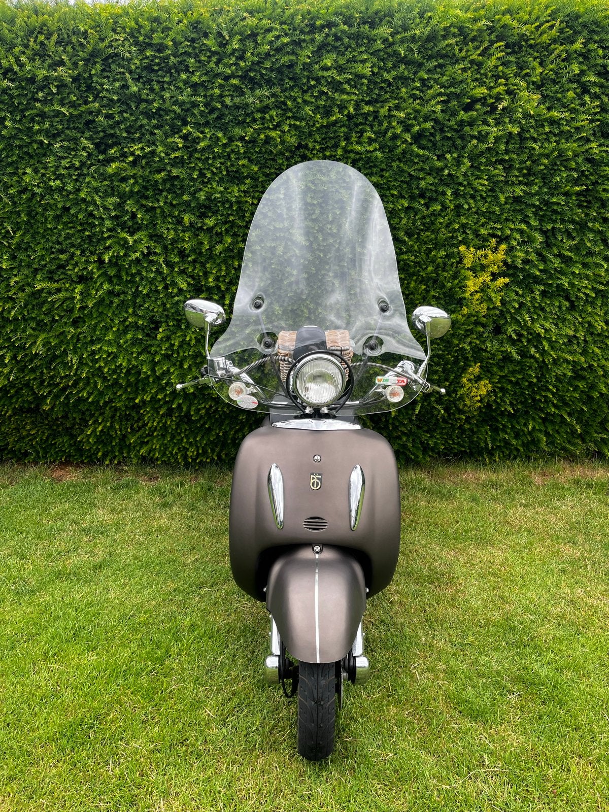 BTC Grande Retro Scooter, Fietsen en Brommers, Snorfietsen en Snorscooters, Gebruikt, Overige merken, Benzine, Ophalen