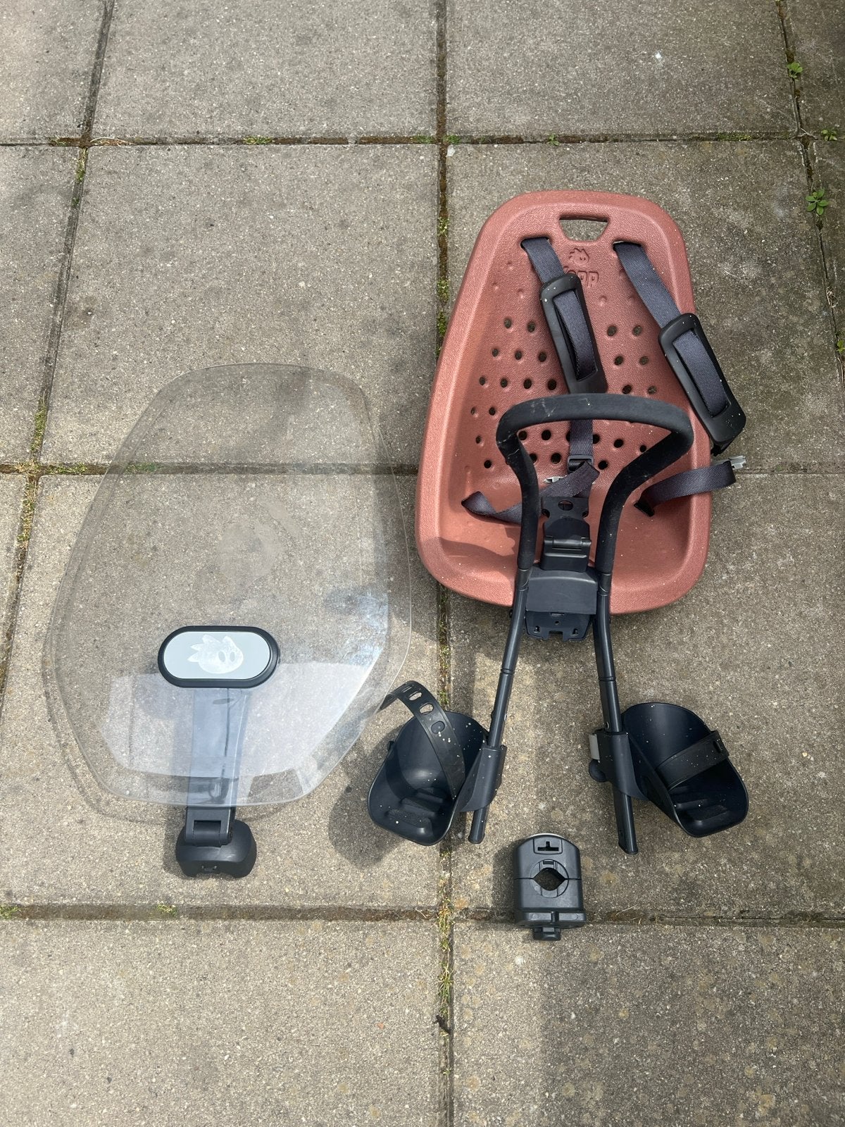 Yepp GMG Fietsstoeltje met windscherm, Fietsen en Brommers, Ophalen, Voorzitje, 0 t/m 13 kg, Gebruikt