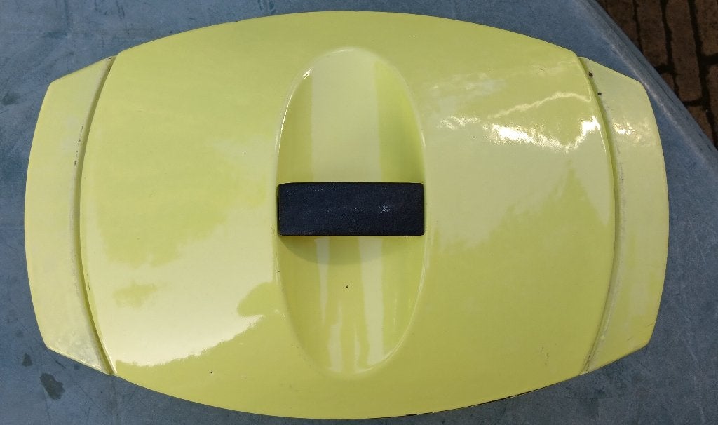 LE CREUSET eigeel LOEWY pan 1957 Space Age (G303), Gebruikt, Le Creuset, Ophalen of Verzenden, Met deksel