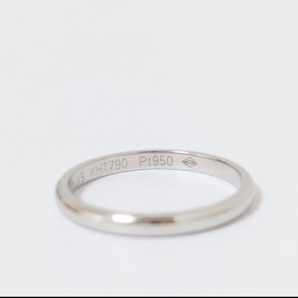 Cartier Trouwring Platina 950 met doos en certificaat, Ophalen of Verzenden, Zo goed als nieuw