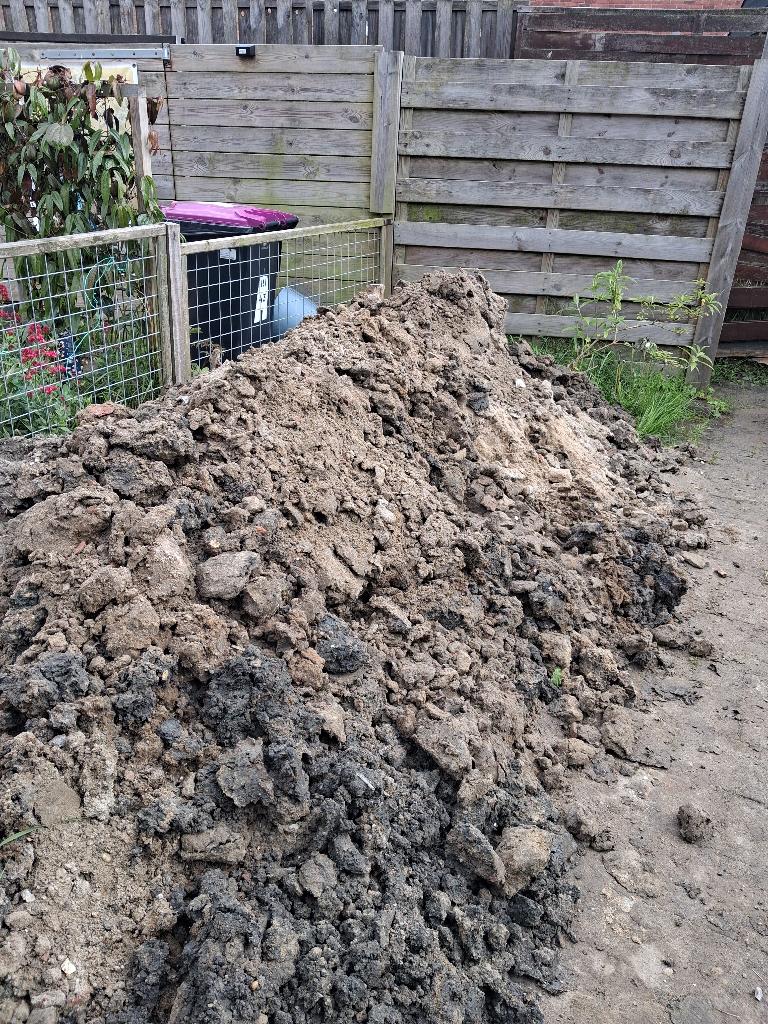 Gratis: zand-/kleigrond, Ophalen, Tuinaarde
