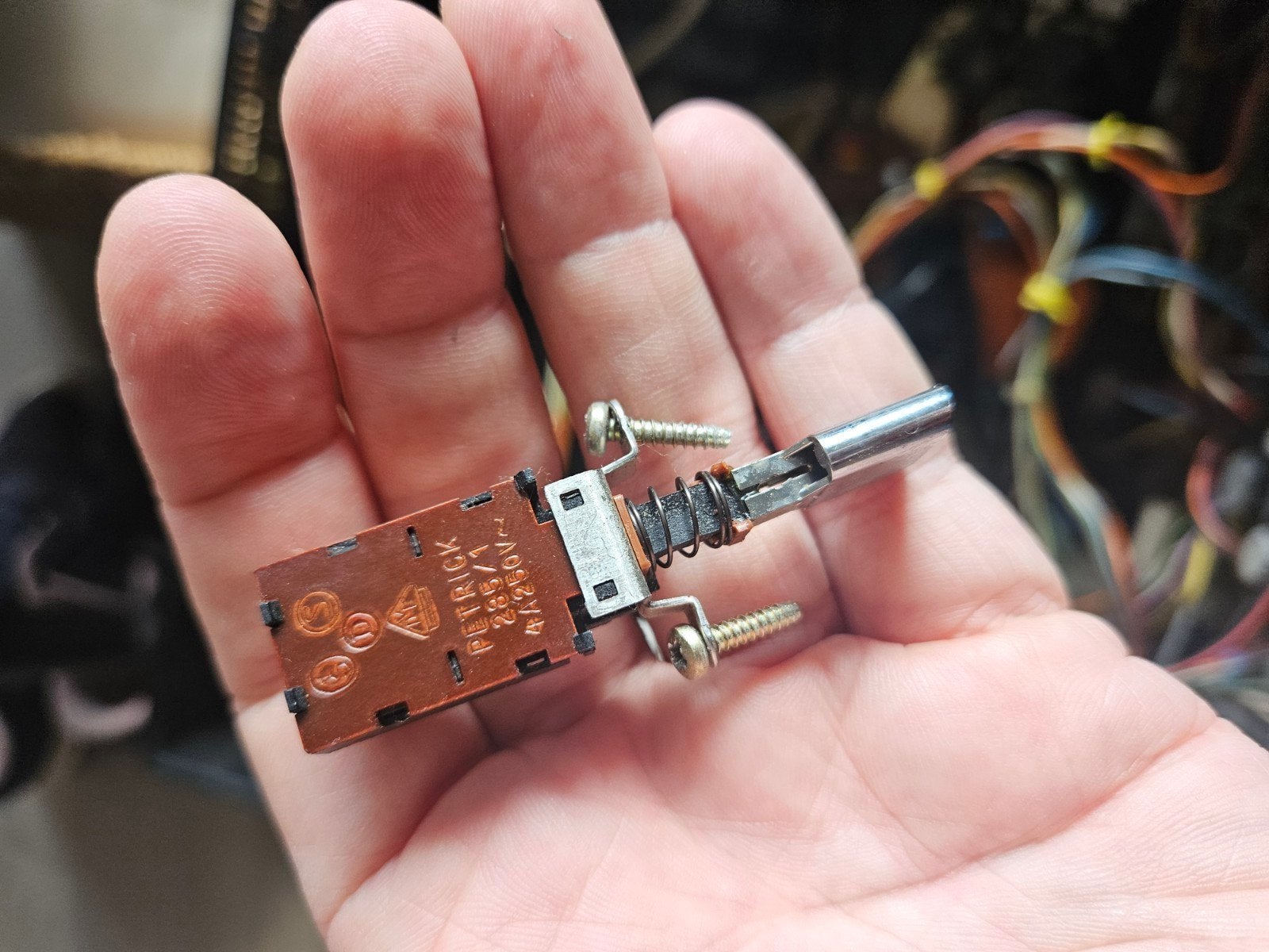 Aan/uitschakelaar Philips N7300 bandrecorder, Ophalen of Verzenden, Onderdeel