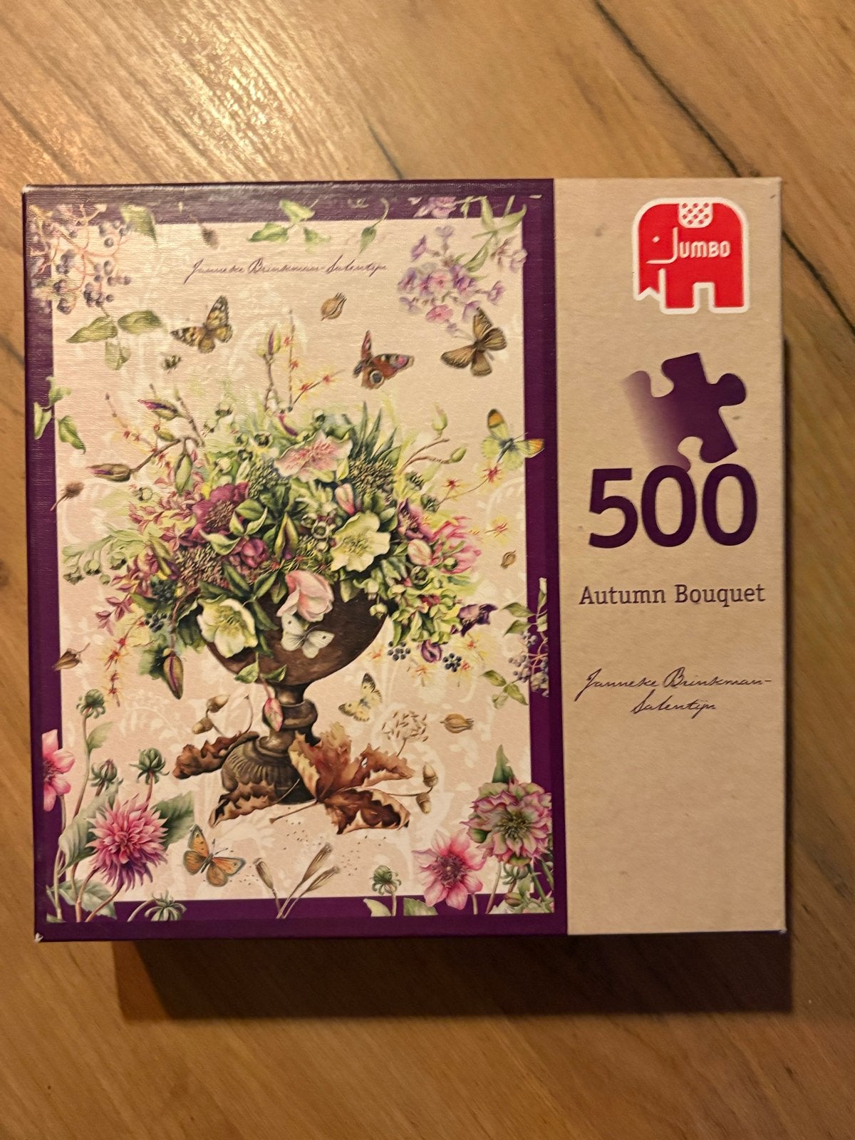 Jumbo puzzel 500 stukjes - Autumn Bouquet, Ophalen of Verzenden, Zo goed als nieuw