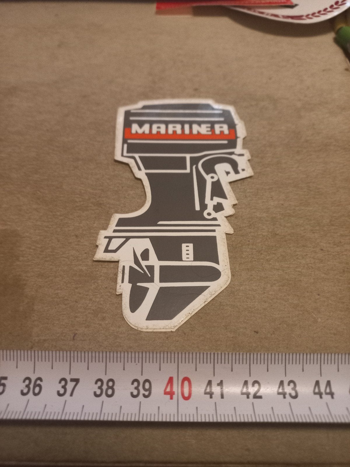 Mariner buitenboordmotor sticker, Ophalen of Verzenden