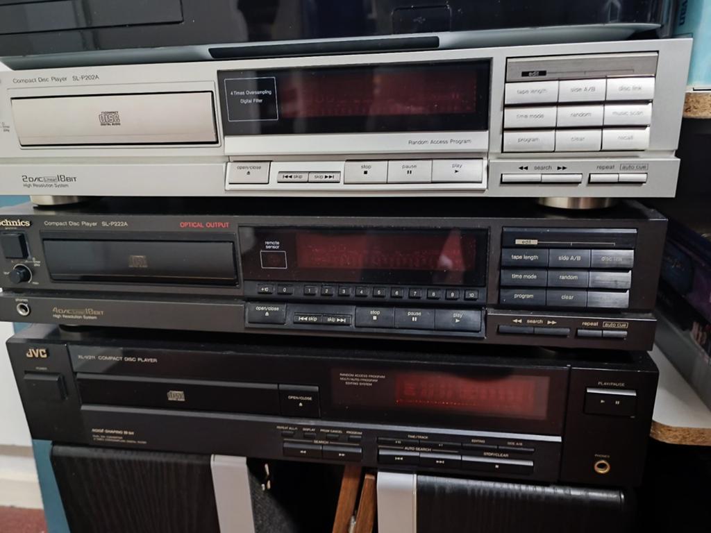 3 cd spelers., Ophalen, JVC