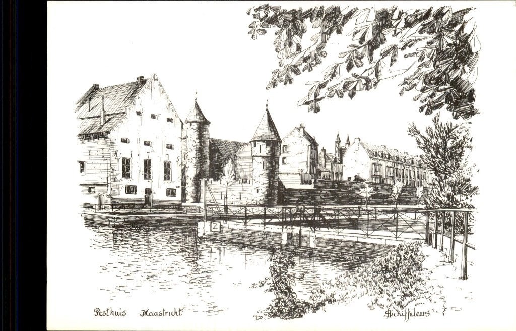 Maastricht - Pesthuis - A. Schiffeleers, Ophalen of Verzenden, 1960 tot 1980, Ongelopen, Limburg