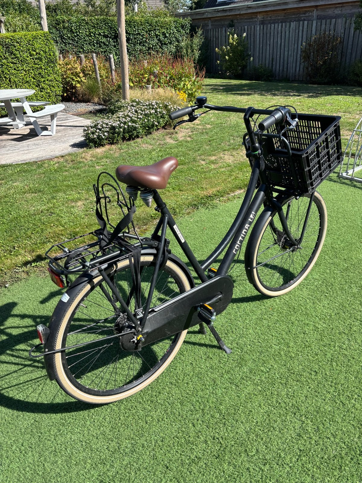 Cortina U4 Transportfiets Dames - Zo goed als nieuw, (Extra) lage instap, 56 cm of meer, Zo goed als nieuw, Trommelrem